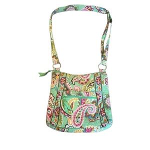 Vera Bradley Tutti Frutti Quilted Floral Crossbody Hipster Bag